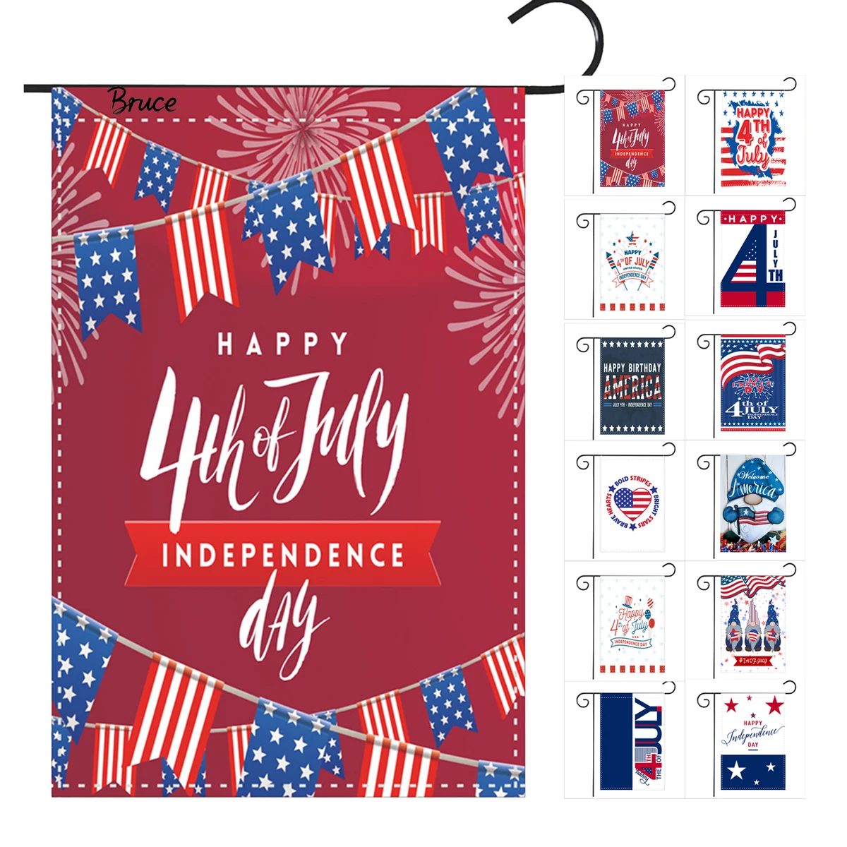 American Independence Day Garden Flag 1