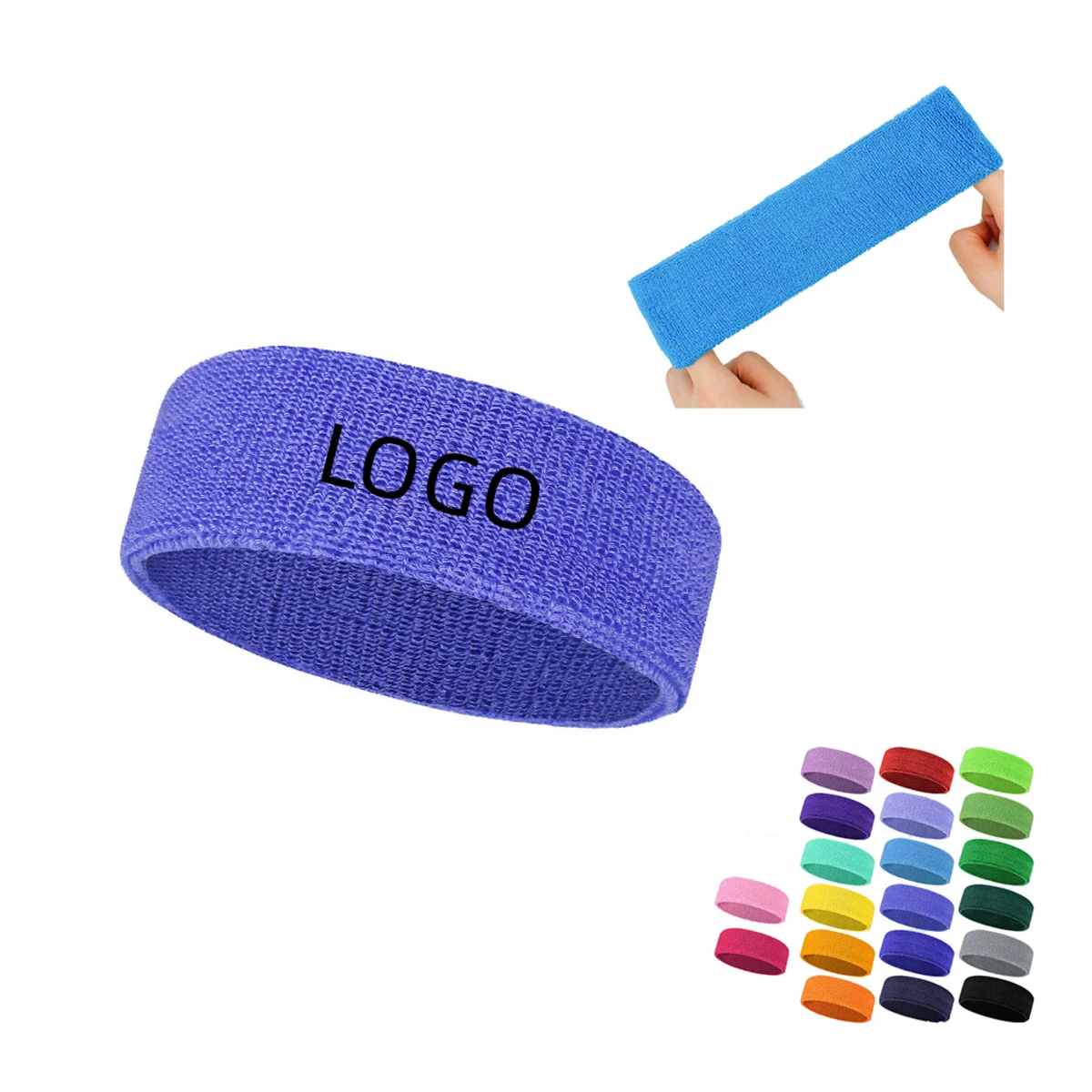 Sweatband Head Sports Hair Band 1