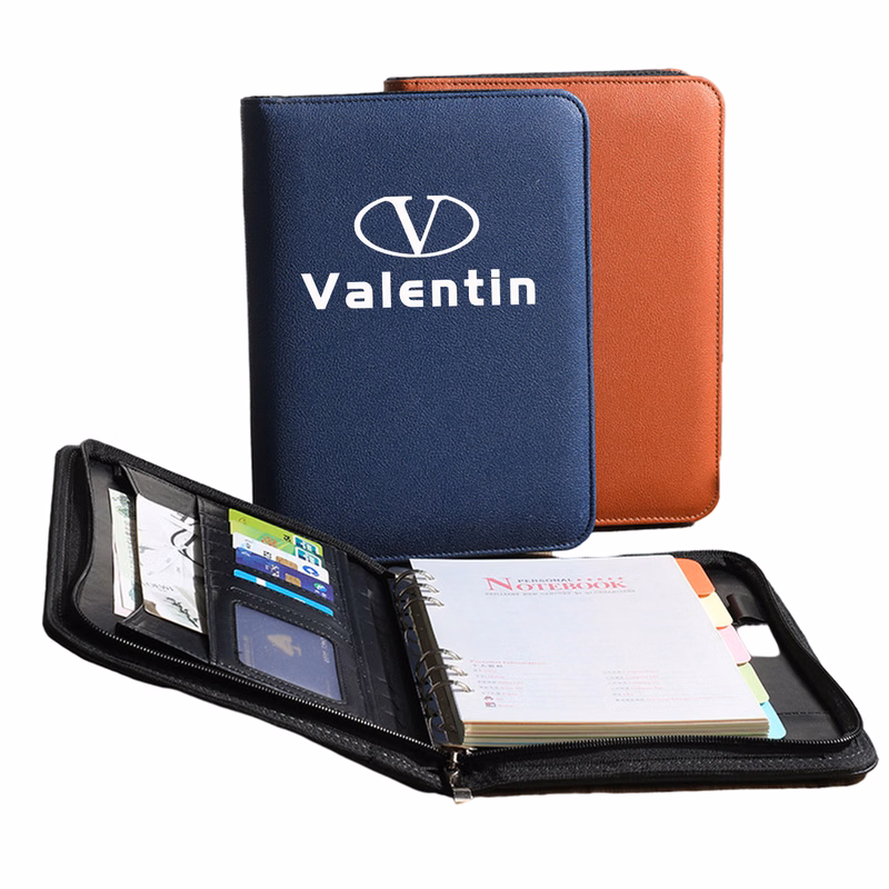 Zippered Letter Size Business Case/Padfolio
