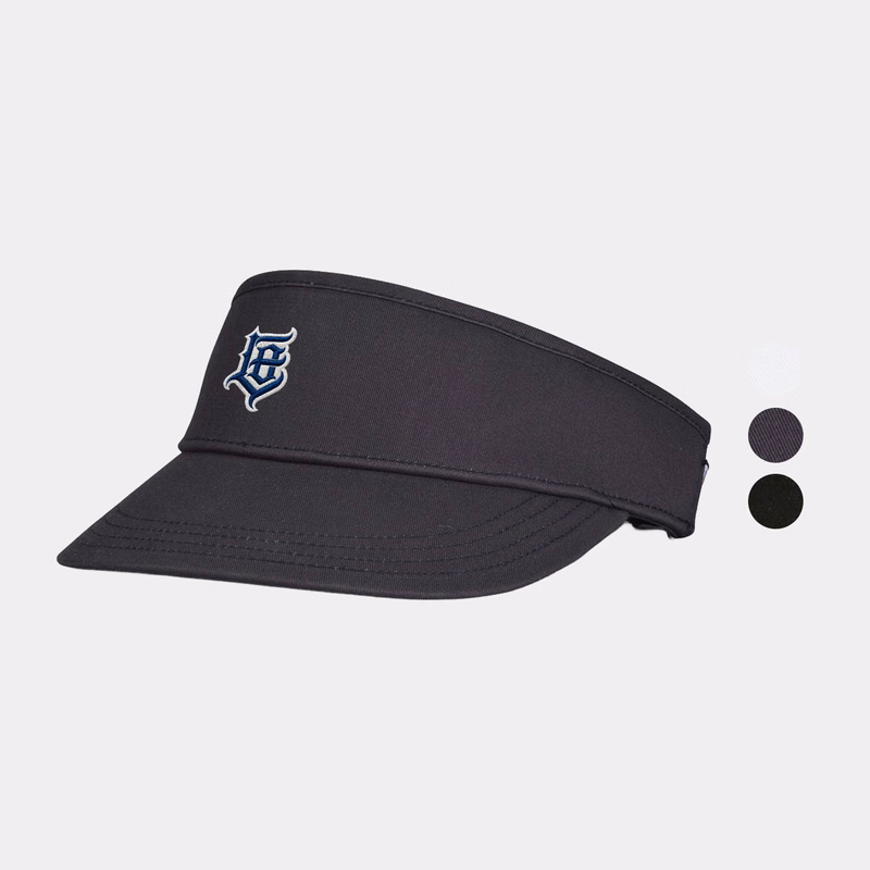 High Crown Cotton Twill Slide Buckle Visor