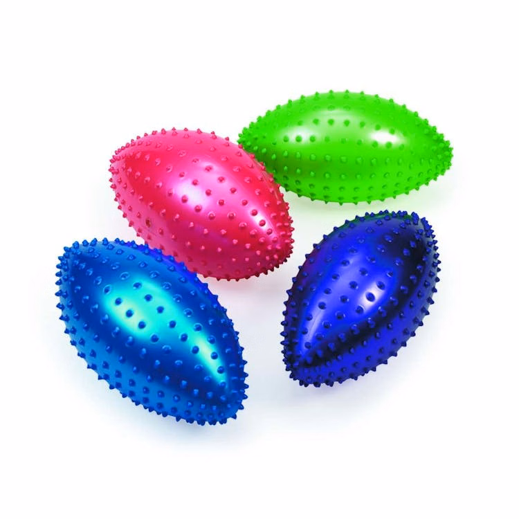 Vinyl Spike Footballs 10" - Assorted