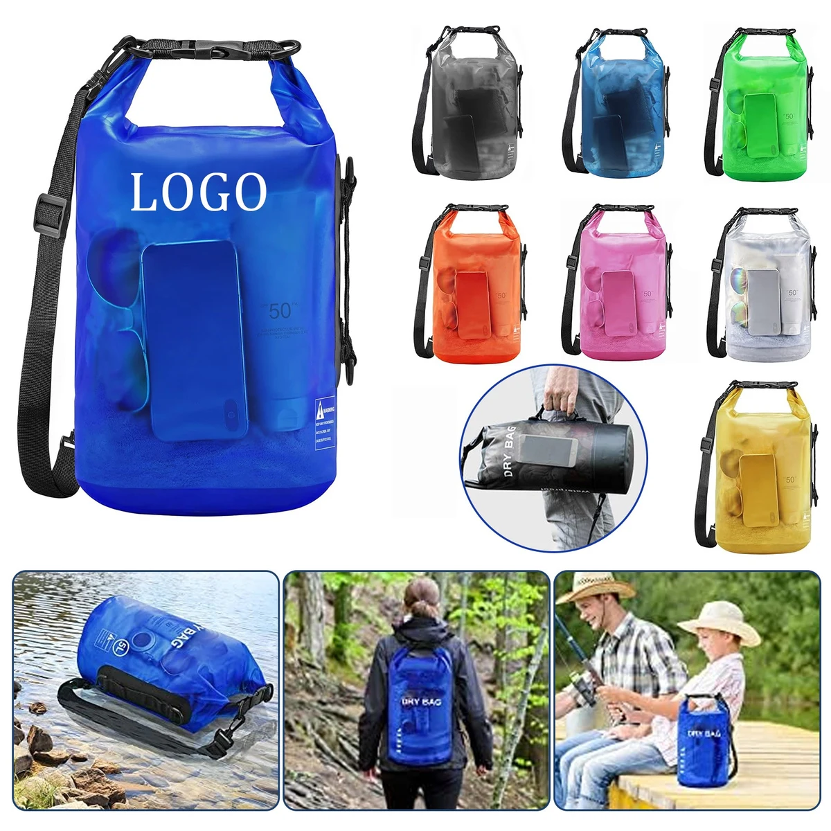 PVC Waterproof Bucket Bag 1