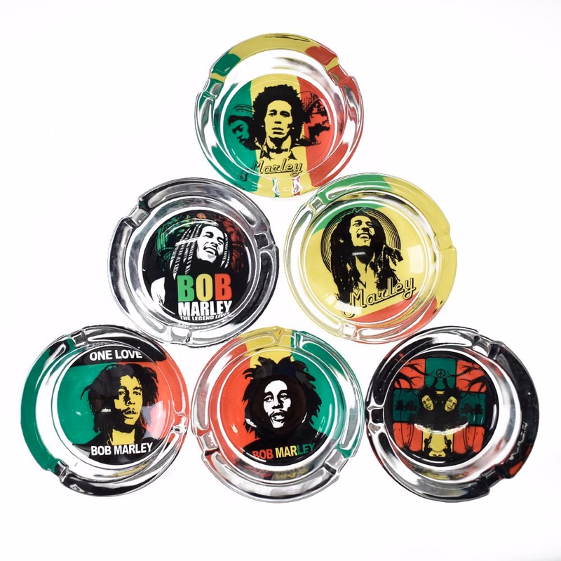 Custom Clear Glass Ashtray