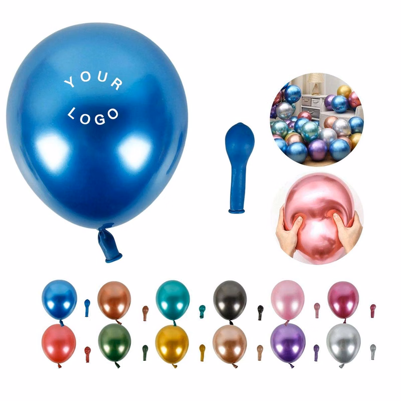 Durable Metallic Latex Balloons with Vibrant Colors