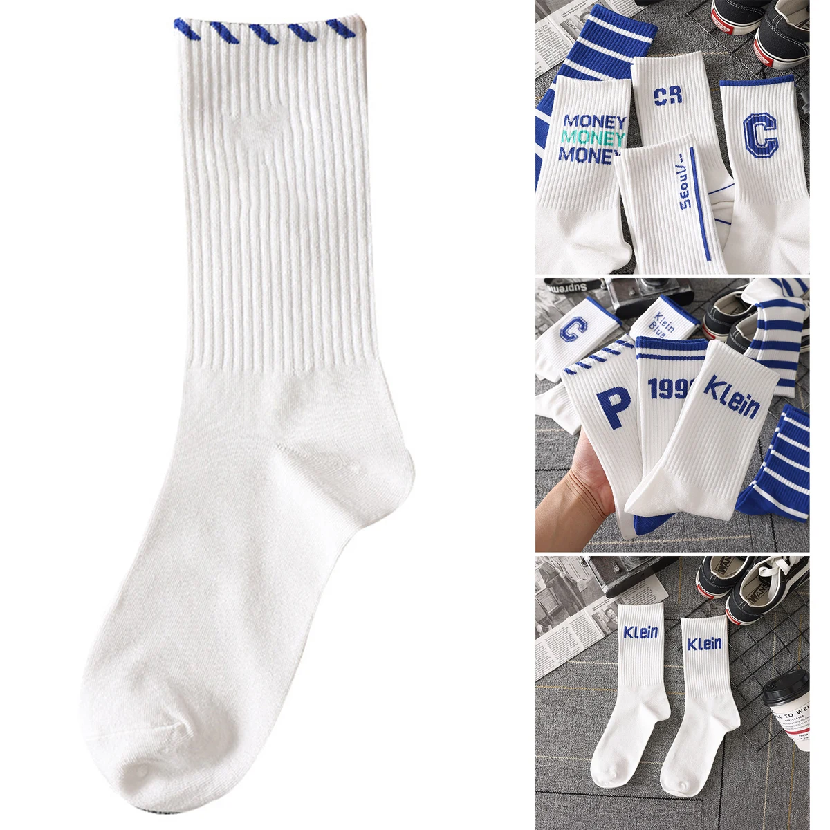 Breathable Mid Calf Boot Crew Socks 1