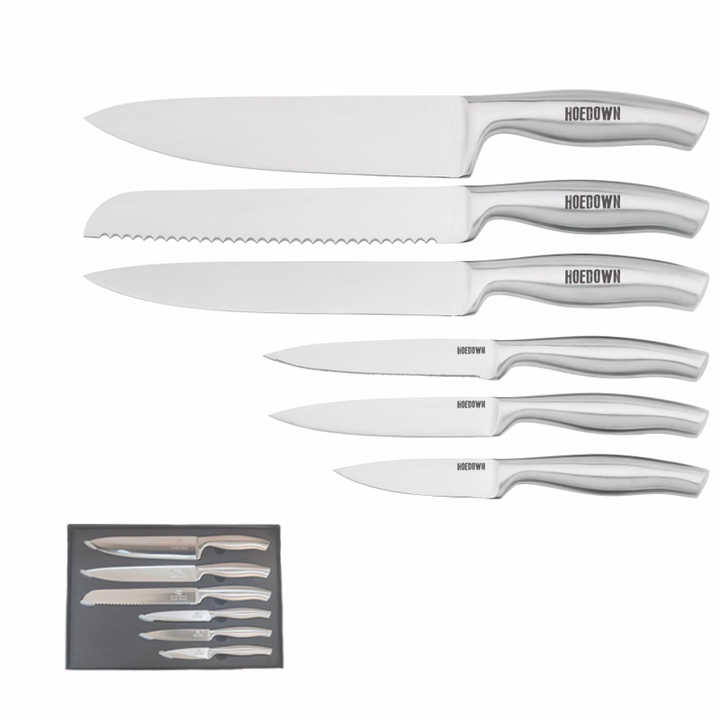 6 Piece Stainless Steel Knife Set