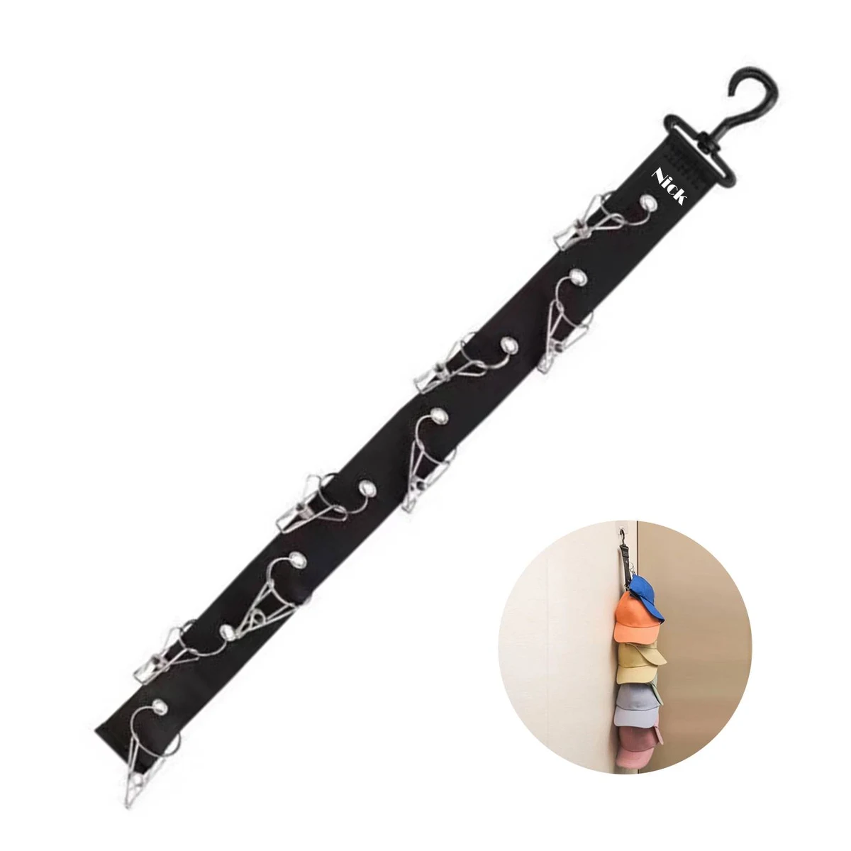 Clothes Rack Swivel Nail-Free Lanyard 1