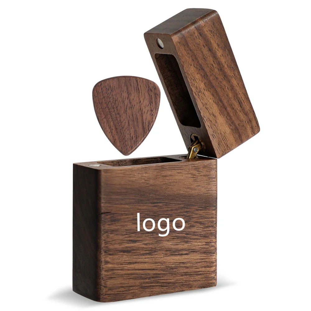 Lighter Shape Guitar Pick Box, promotional clip with logo imprint 1