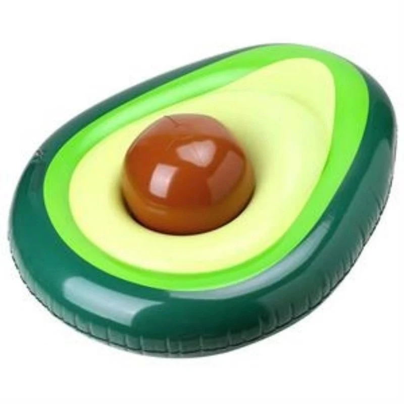 Inflatable Avocado Pool Float With Ball 1