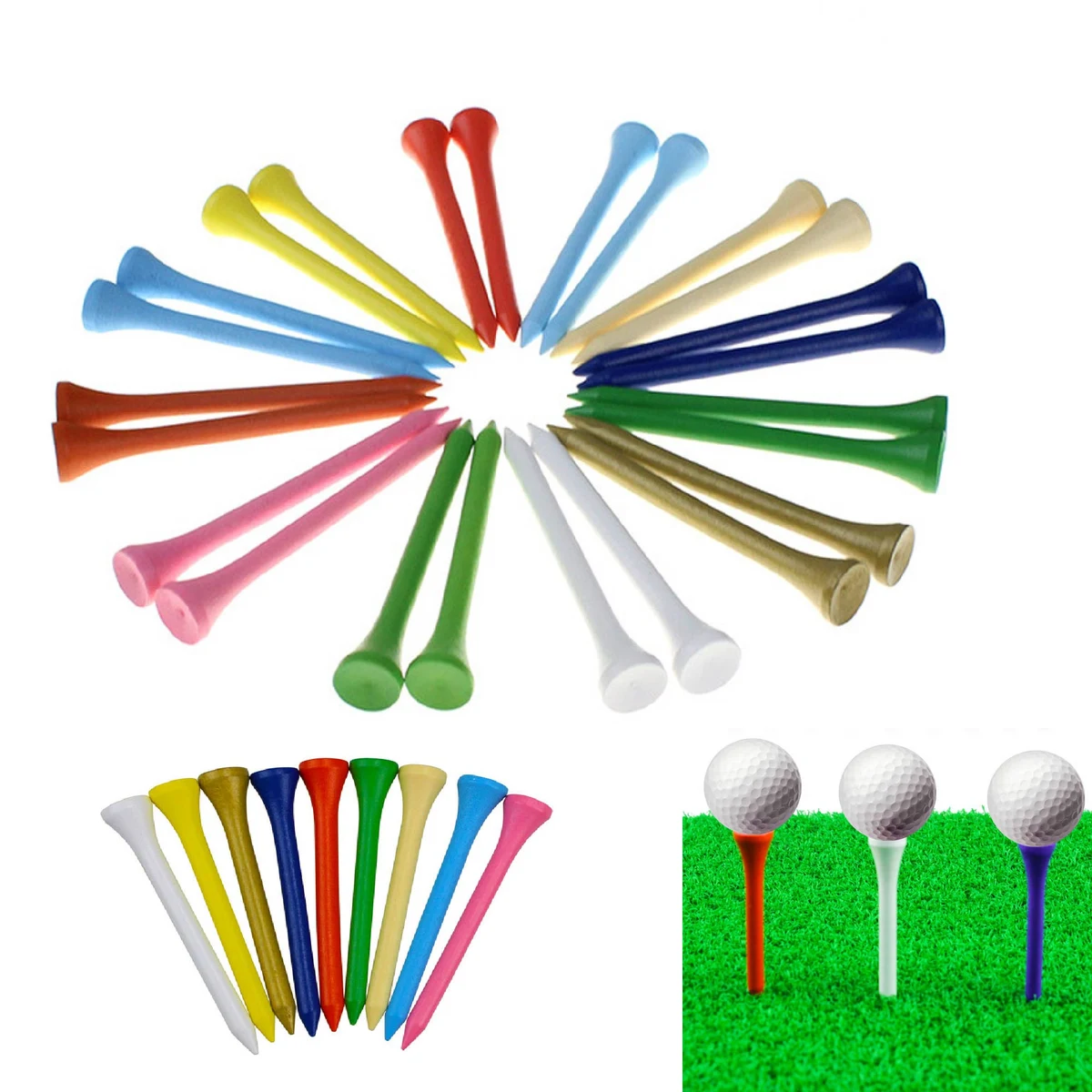 Custom Colored Golf Tees 1