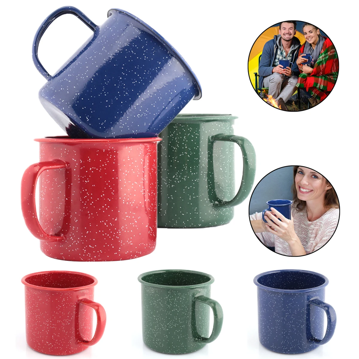 12 oz Enamel Steel Mug 1