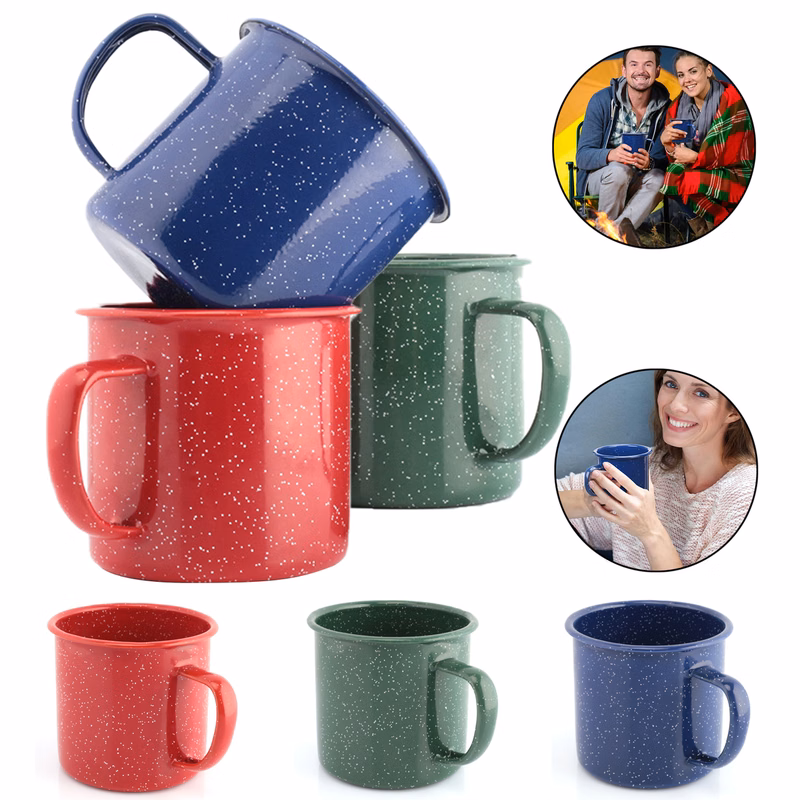 12 oz Enamel Steel Mug