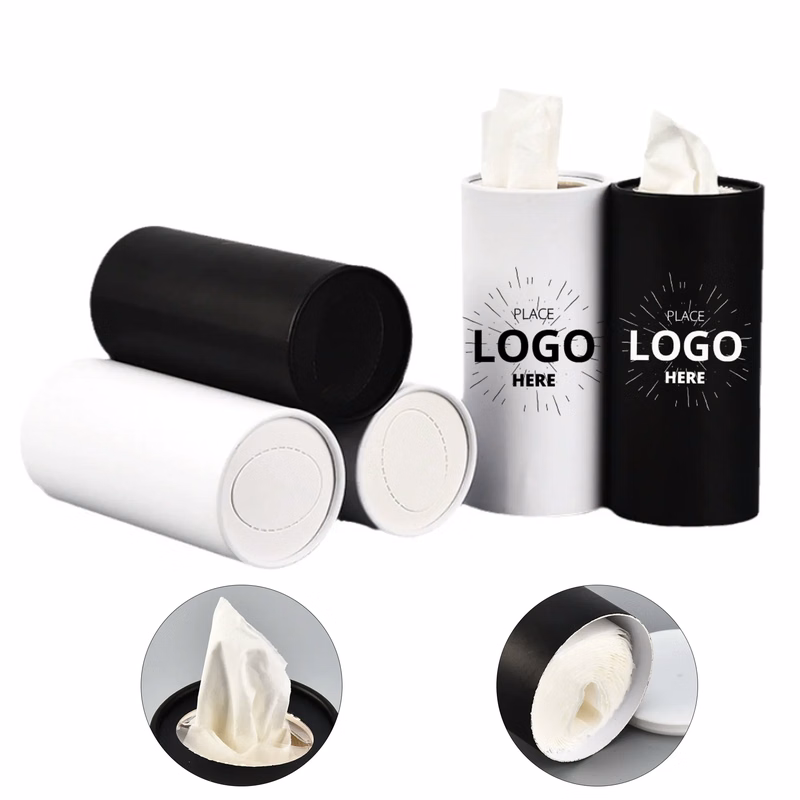 Car Cup Holder Facial Tissue Cylinder
