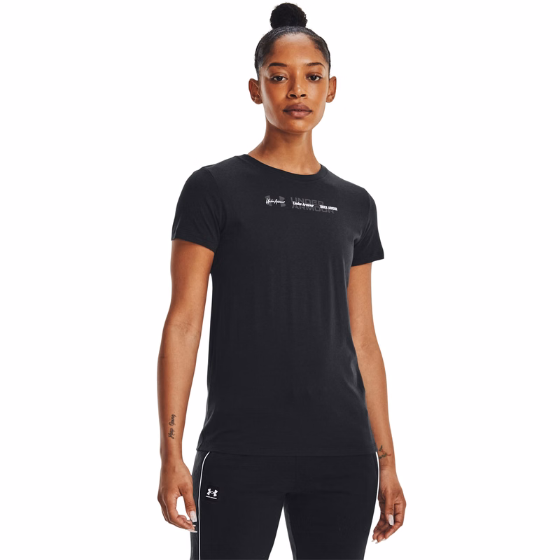 Women's UA Tonal Multi Font Short Sleeve