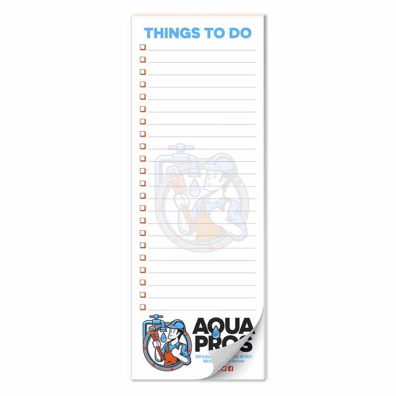 Scratch Pad / Notepad - 25 Sheets - 4x11