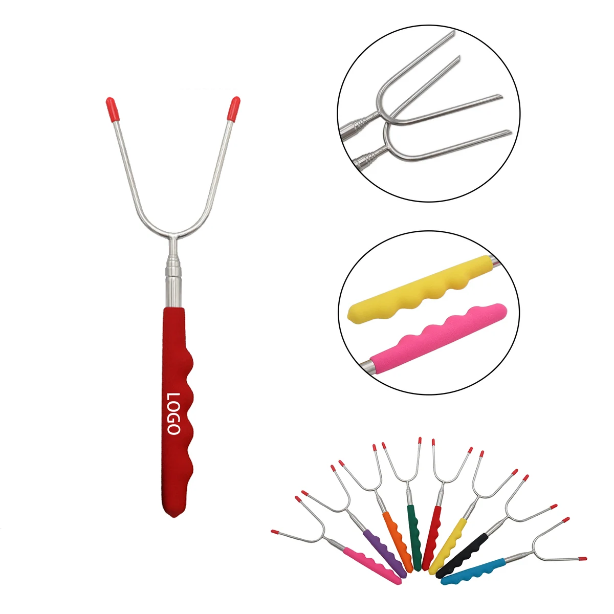 MOQ:20pcs Extendable Marshmallow Stick 1
