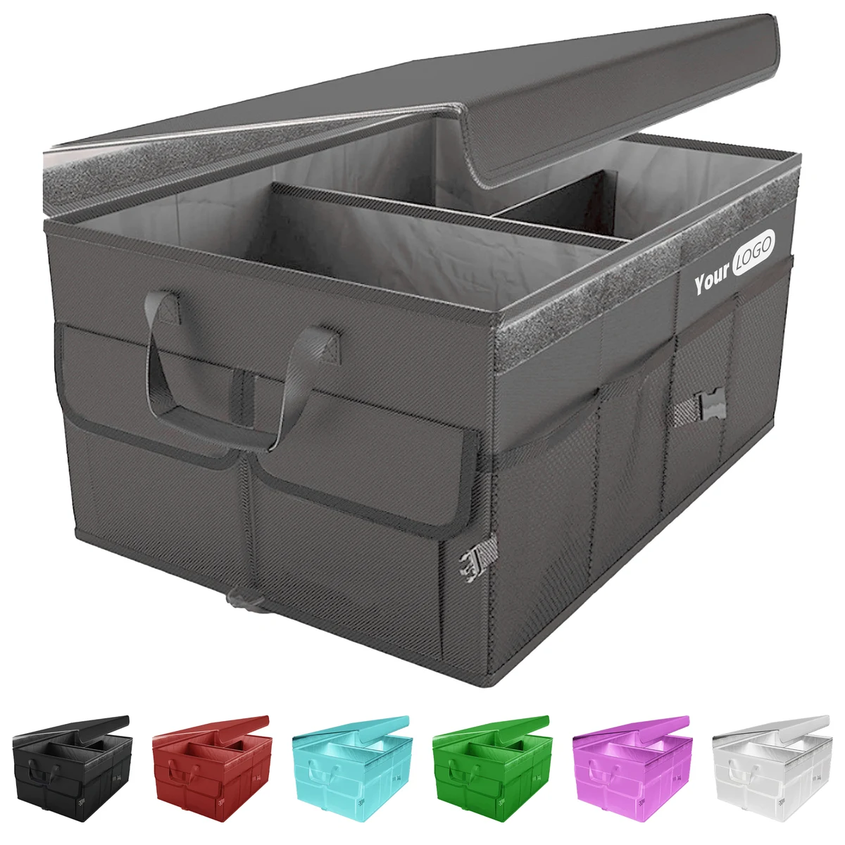 Oxford Cloth Foldable Car Trunk Organizer For Efficient Storage And Organization 1