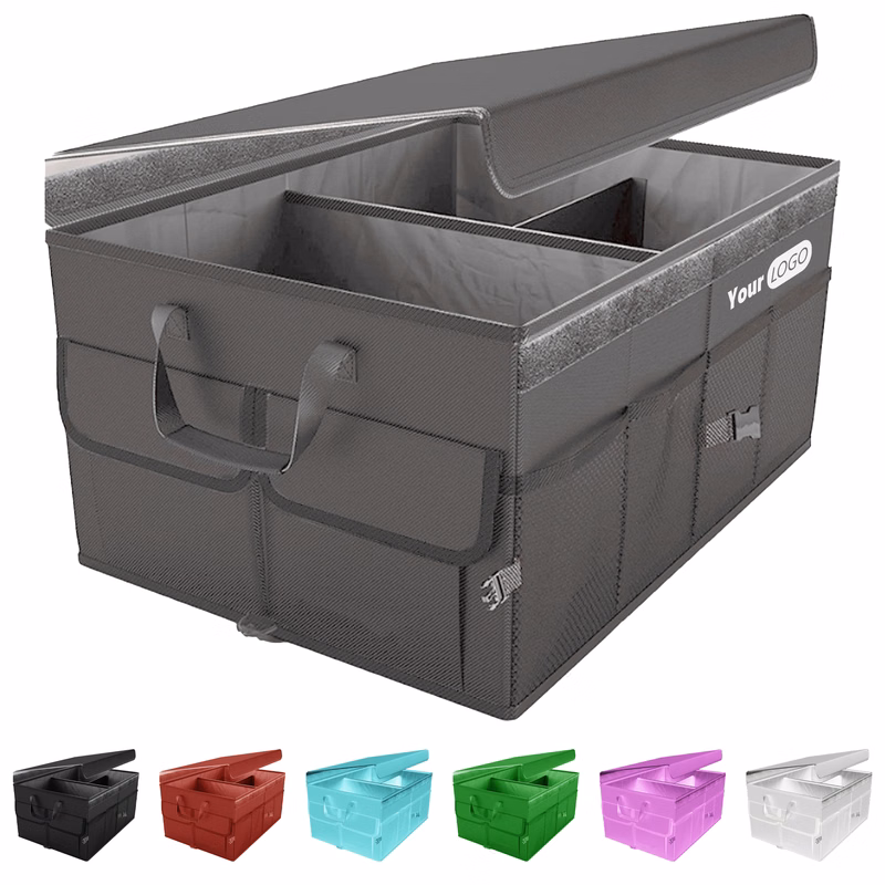 Oxford Cloth Foldable Car Trunk Organizer For Efficient Storage And Organization