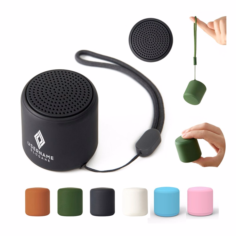 Cylindrical Mini Portable Desktop Wireless Speaker