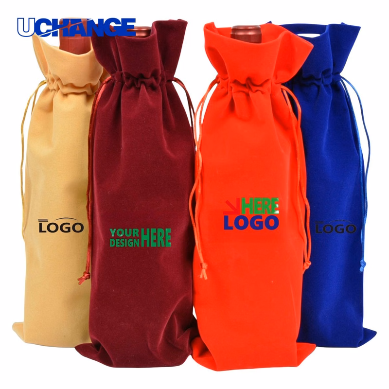 Velvet Wine Tote Storage Bag