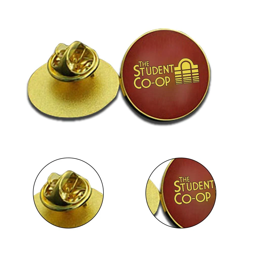 Round Pin Metal Badge 1