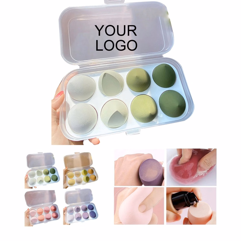 Makeup Sponge Set 4.73" x 3.15" with Precision Tip and Flat Edge for Contouring