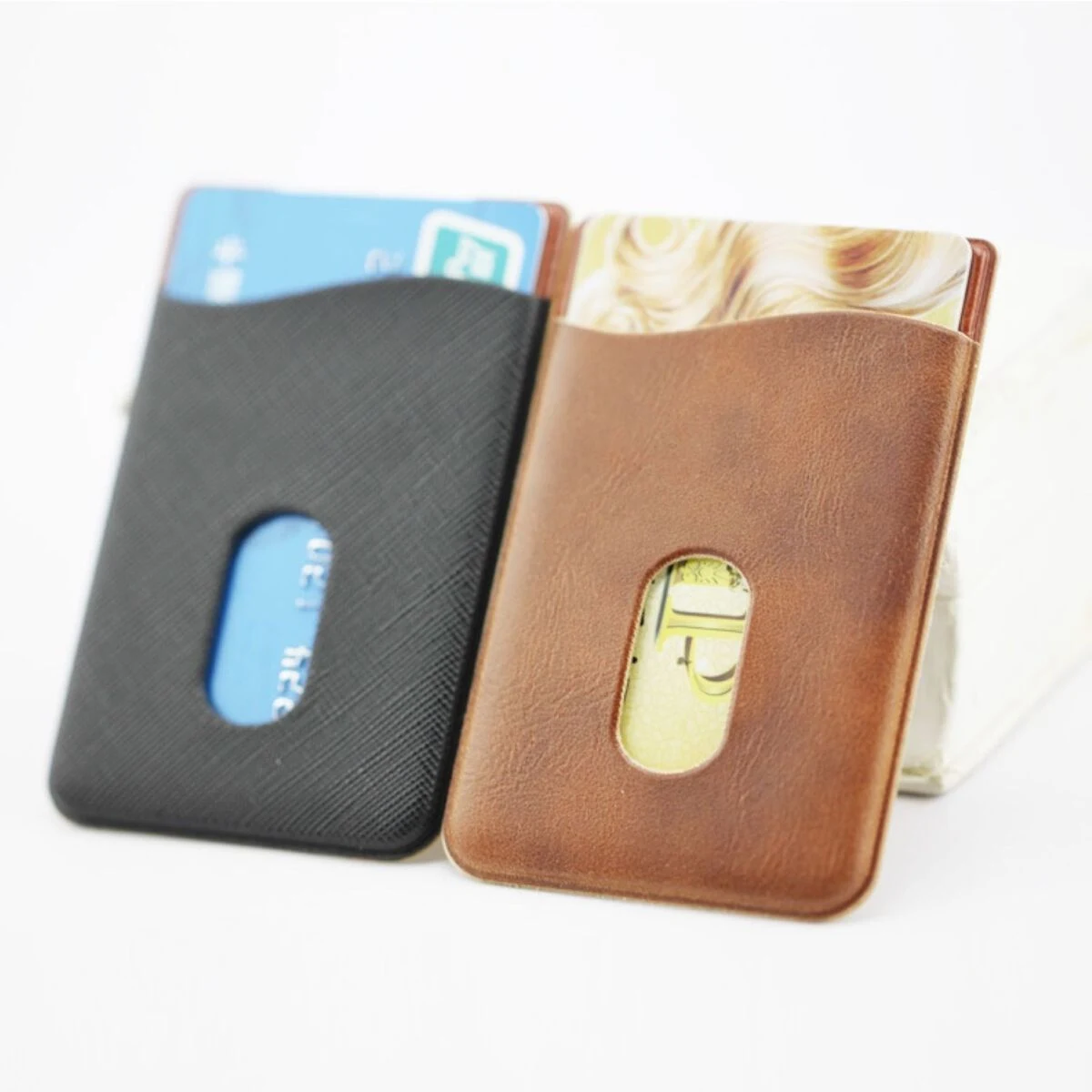 Universal Leather Credit Card Holder For All Smartphones 1