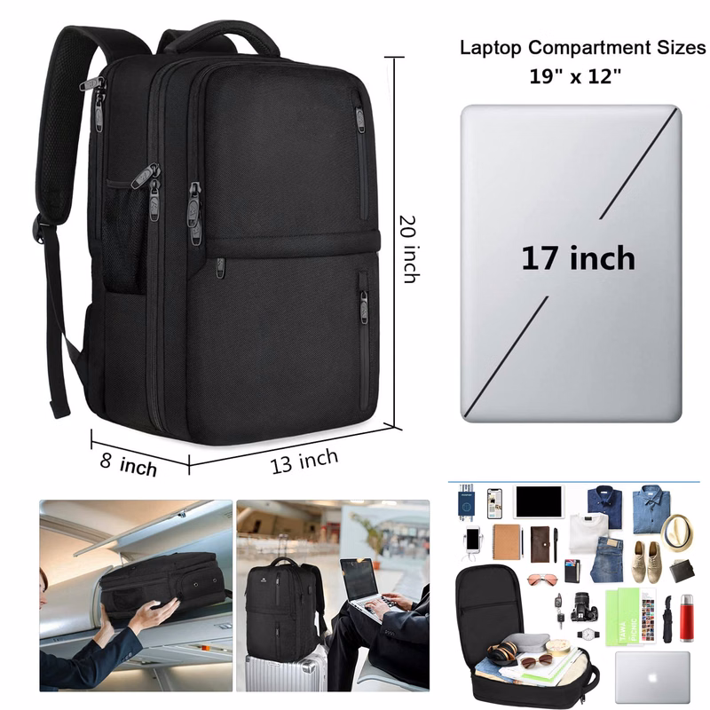 Water Resistant Anti-Theft Business Large Daypack Weekender Bag