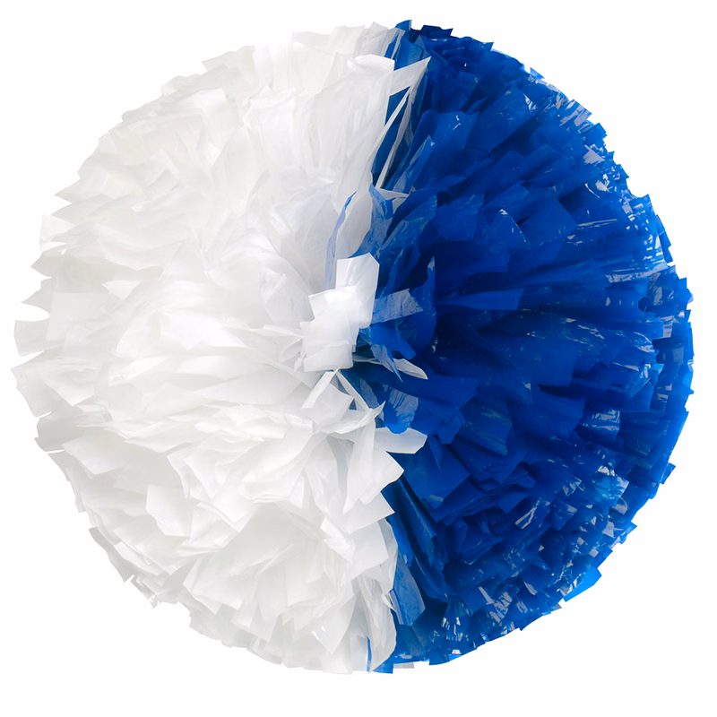 Custom Wet-Look Show Pom - Half & Half Style