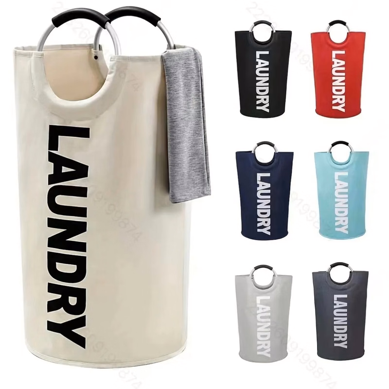 115L Laundry Basket Waterproof Hamper Bag with Handles