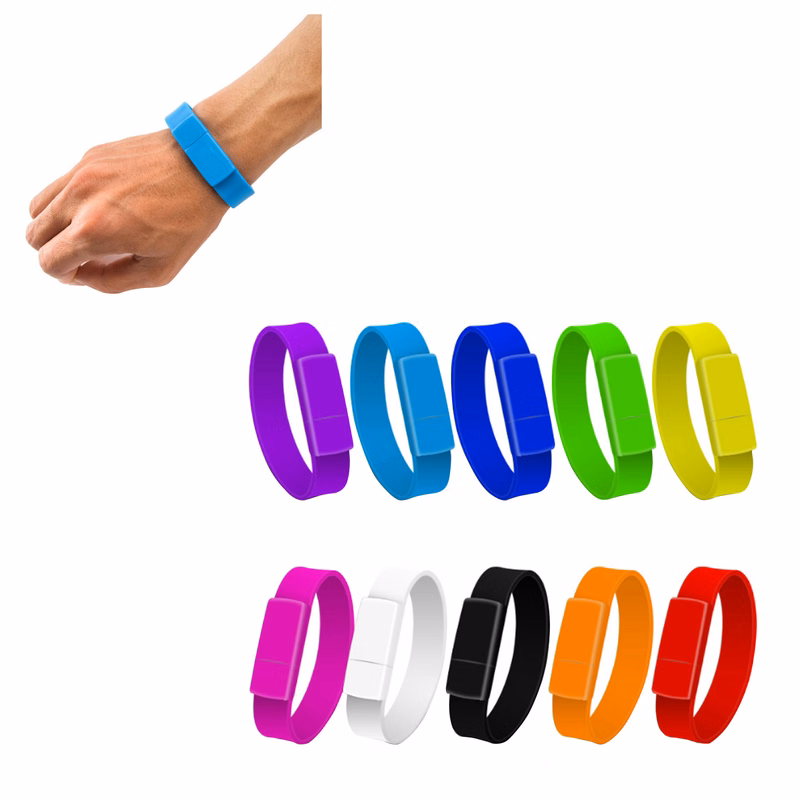 Silicone Wristband USB Flash Drive (16GB)