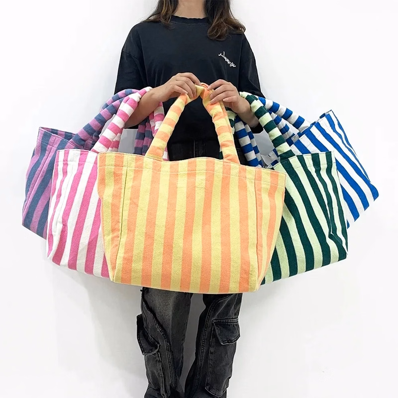 Custom Terry Tote Bag Large