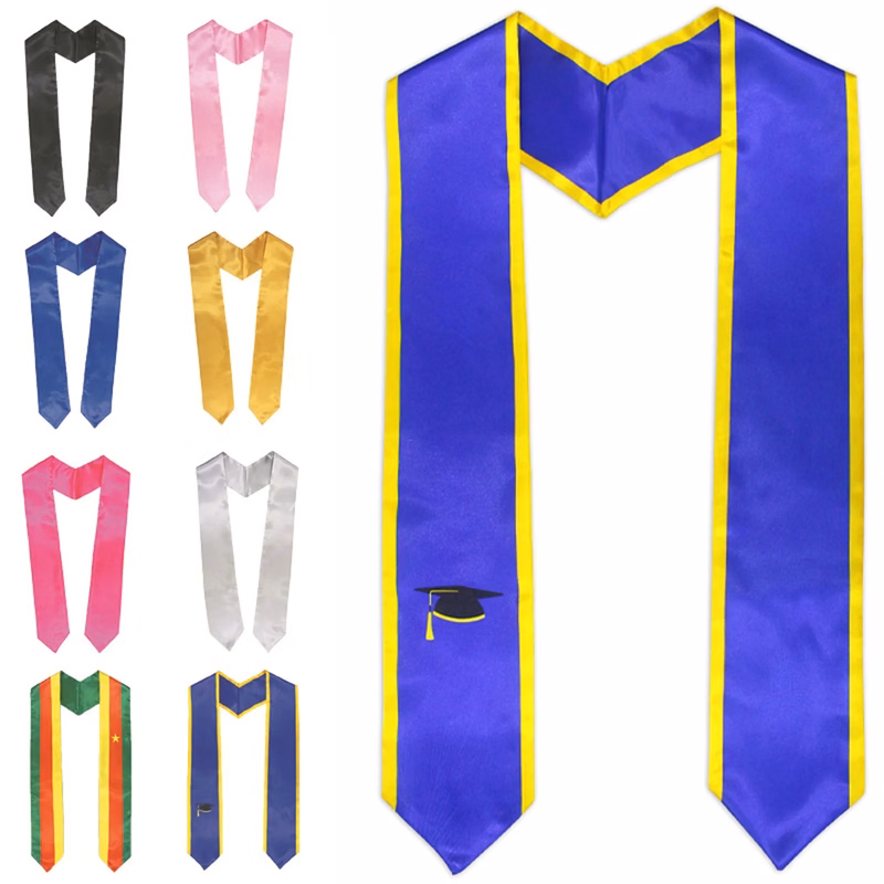 Full Color Graduation Stole For Unisex