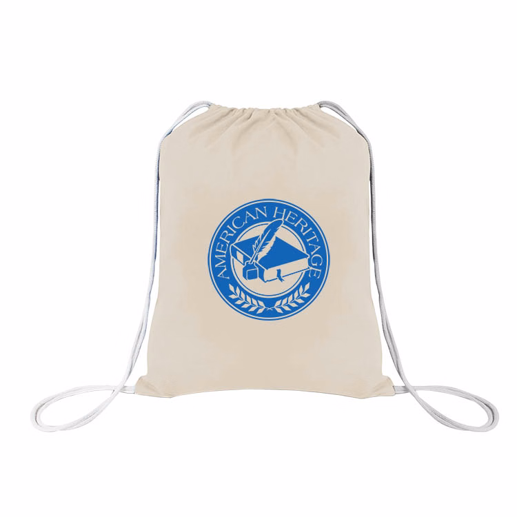 6 oz. Cotton Economical Sports Natural Drawstring Backpack_R949ENBDB