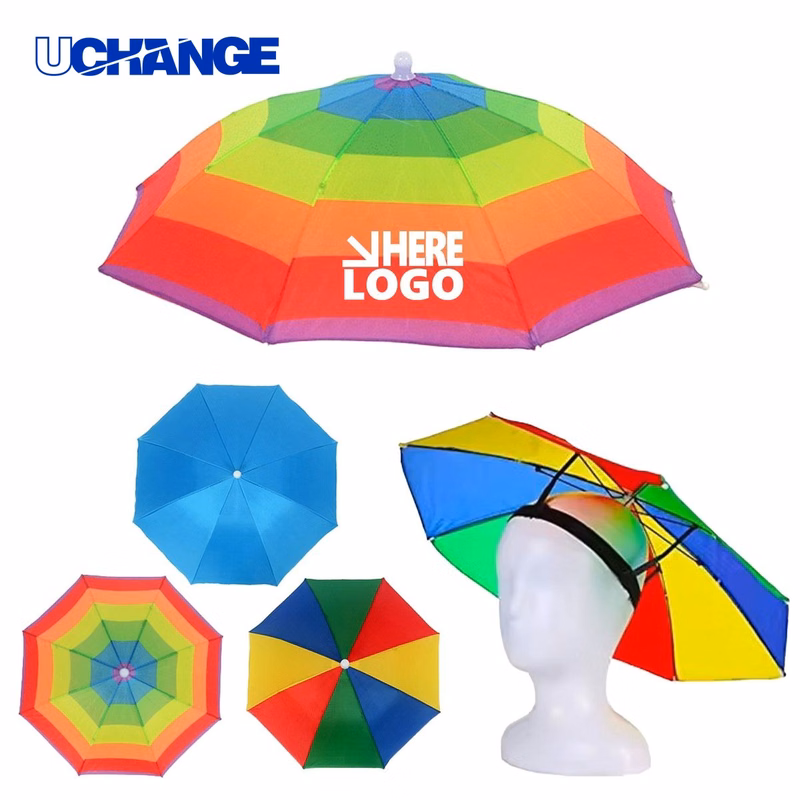 Hands-Free Umbrella Hat for Outdoor Use