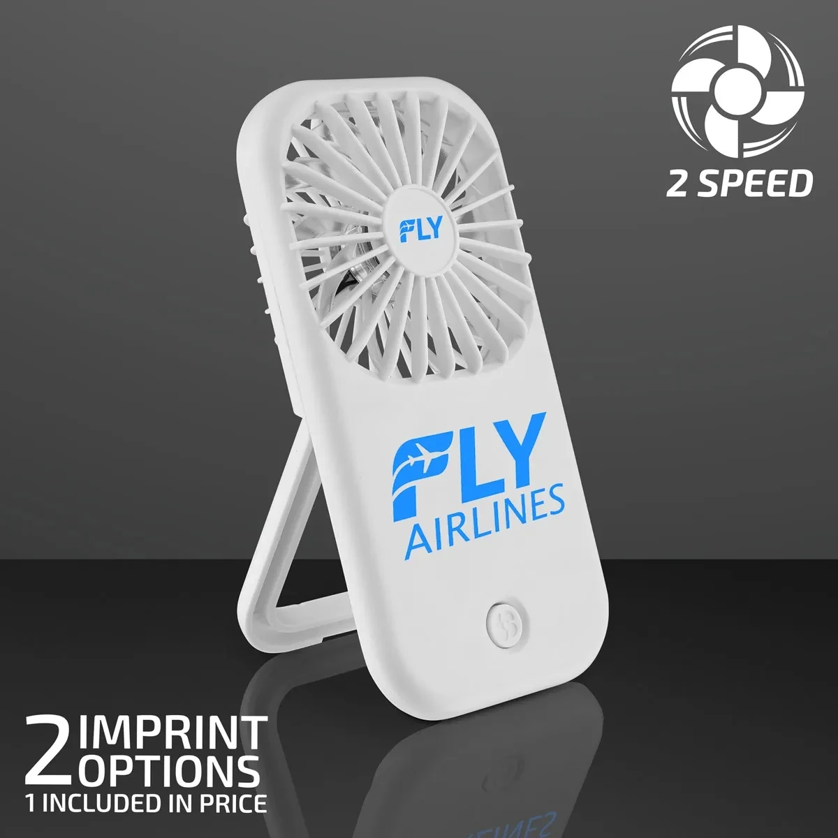 White Fan with Kickstand 1