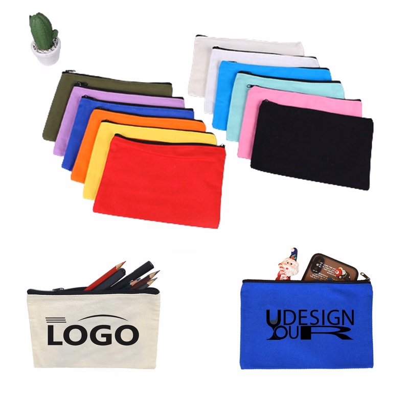 Multipurpose Canvas Zipper Bag