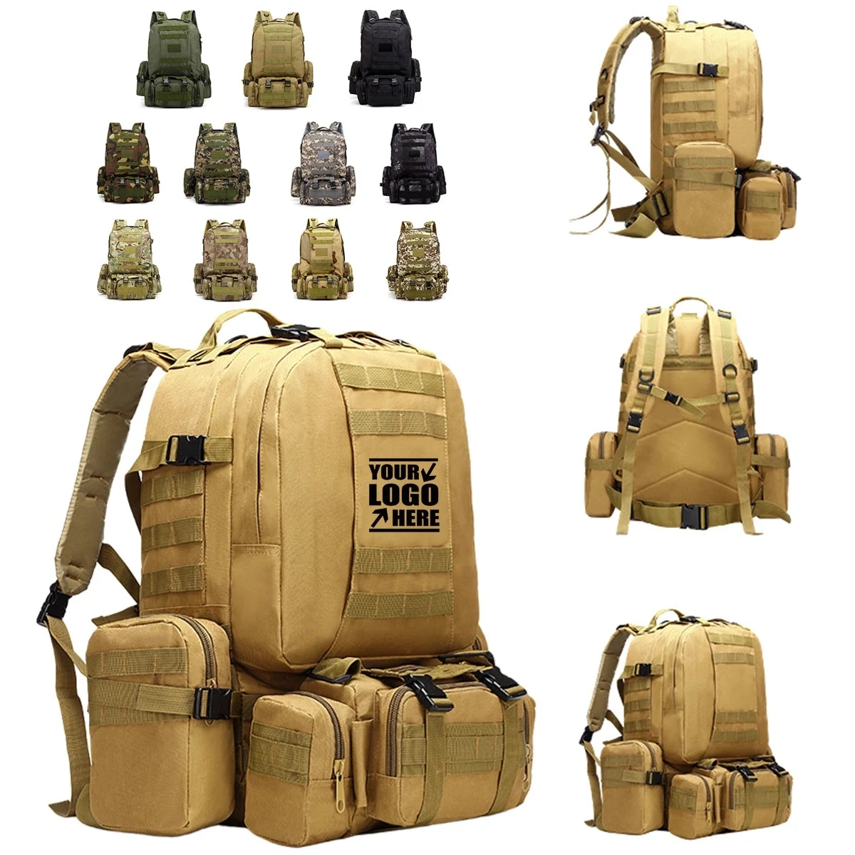 60L Molle Military Tactical Backpack 1