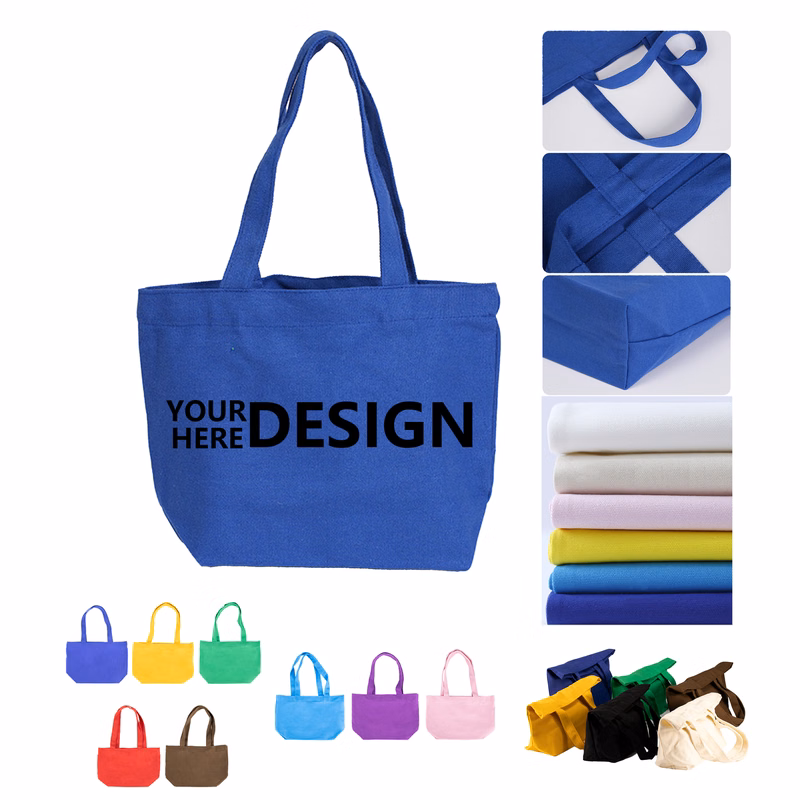 Vibrant Hued Canvas Handbag