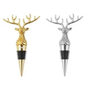 Stylish Deer Head Wine Stopper Cork 1
