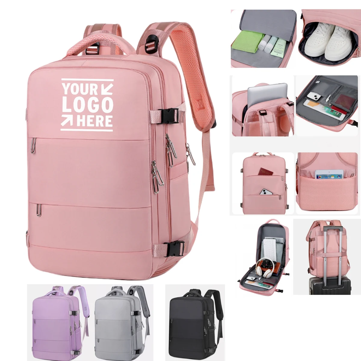 15.6inch Travel Laptop Backpack 1
