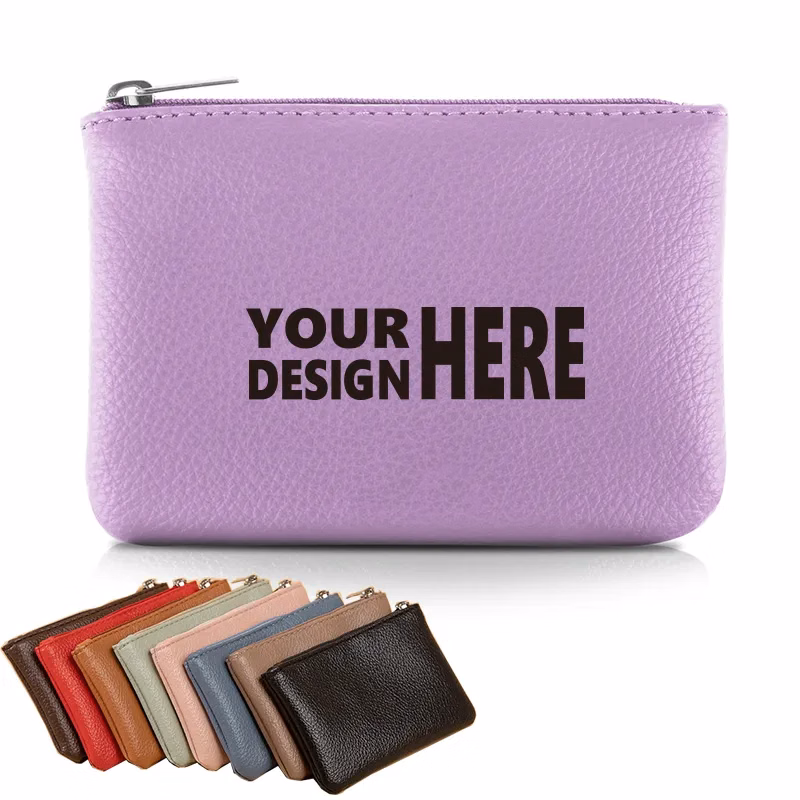 Zip Leather Purse