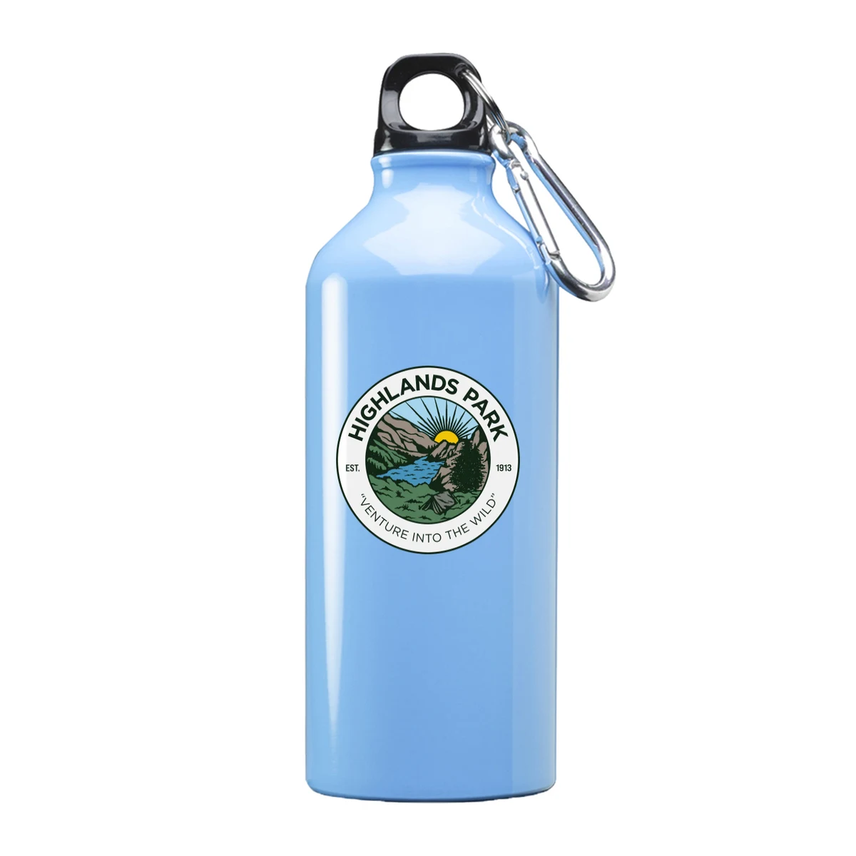 20 oz. Journey Aluminum Water Bottle (Full Color Imprint), custom water bottle with logo imprint 1