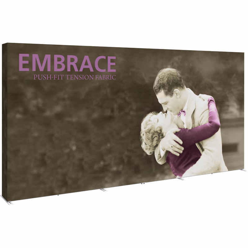 Embrace 15ft. Full Height Inline Display W/ Full Fitted Graphic