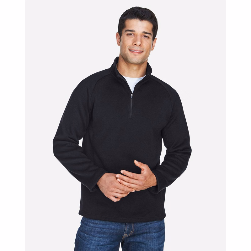 Unisex Bristol Sweater Fleece Quarter-Zip Pullover - DG792