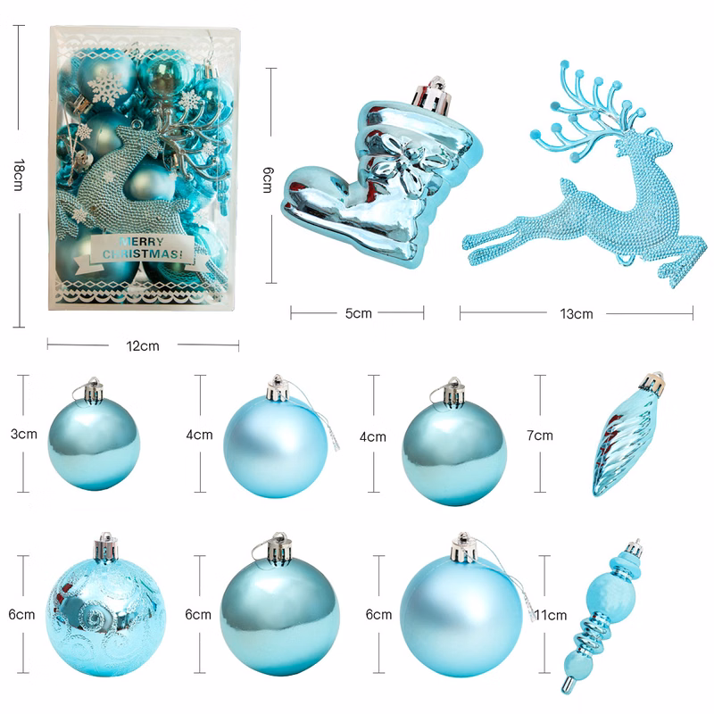 Christmas Tree 30pcs Colored Ball Set