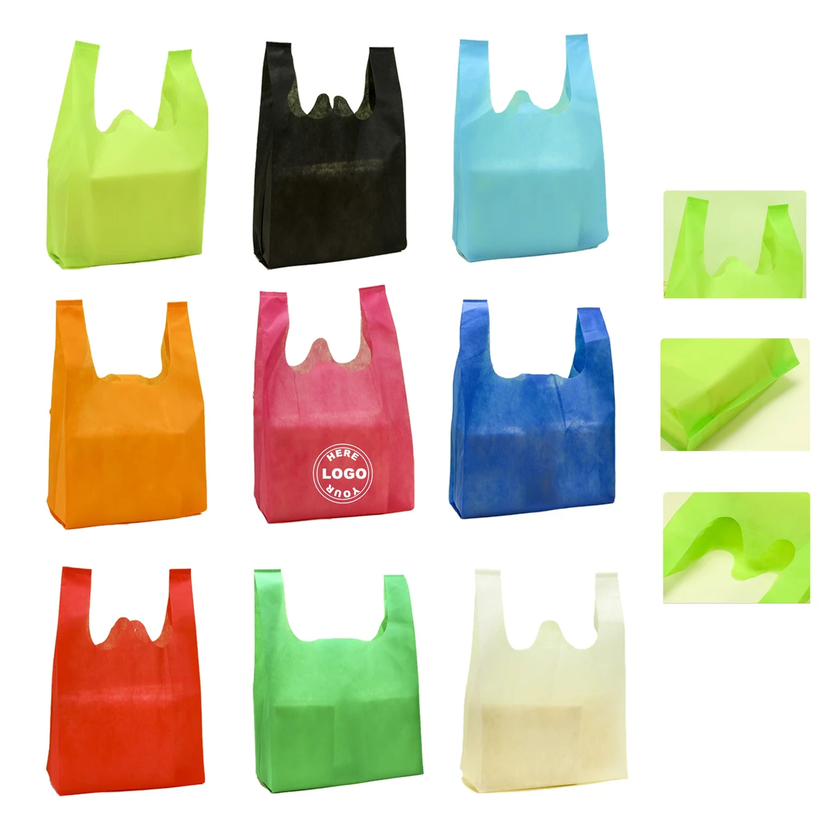 Eco-Friendly Nonwoven T-Shirt Tote Bag 1