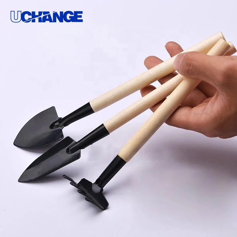 Mini Garden Planting Tool Set 3-Piece Home Gardening Kit 1