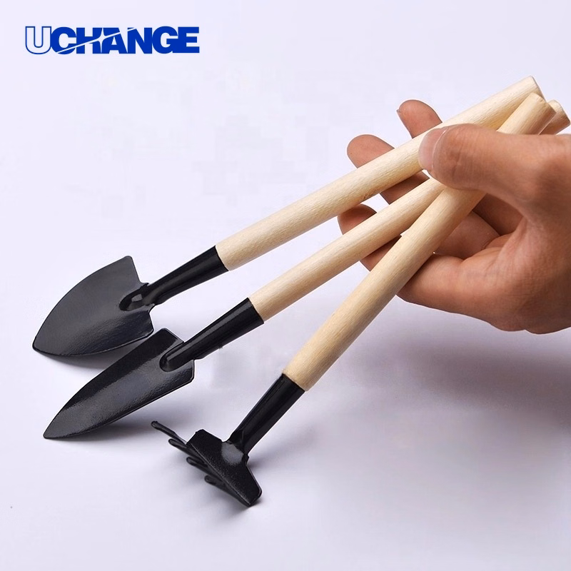 Mini Garden Planting Tool Set 3-Piece Home Gardening Kit