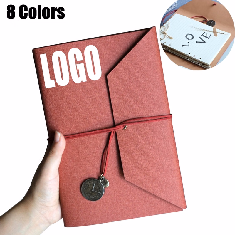PU Leather A5 Business Travel Journal Pocket Binder Notebook